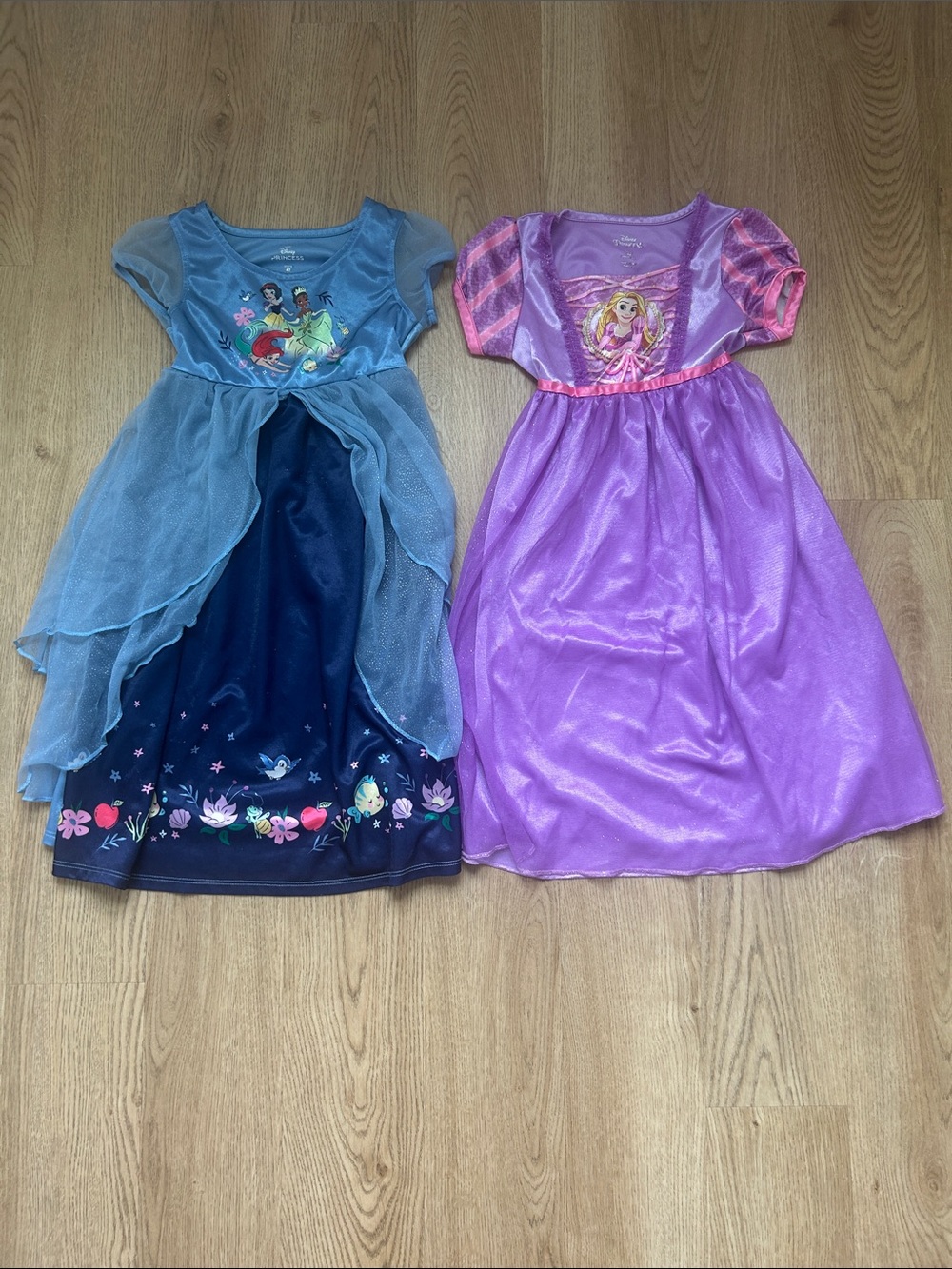 Bundle of 2 Disney Princess & Tangled Nightgowns size 4T